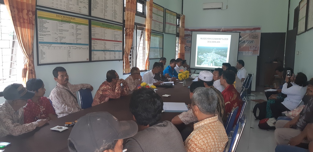 MUSRENBANGDES PENYUSUNAN RKPDES 2019 DAN MUSYAWARAH PEMBENTUKAN PANITIA HUT RI KE 73